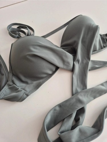 Damen push uni - grau, mit